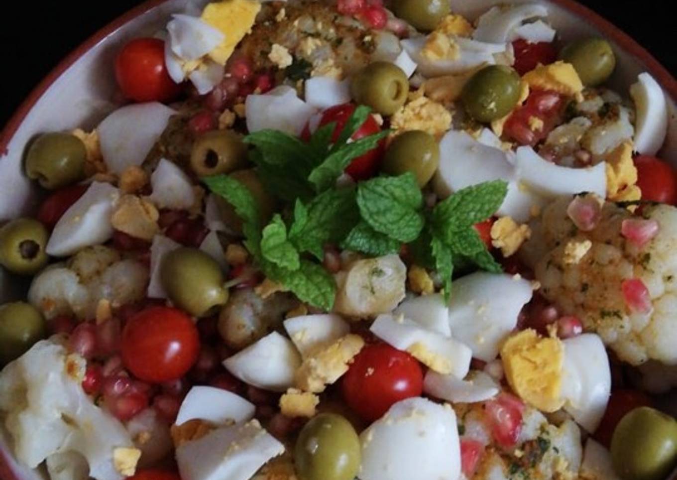 Ensalada a mi manera con granadas