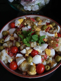 Una foto de Ensalada a mi manera con granadas