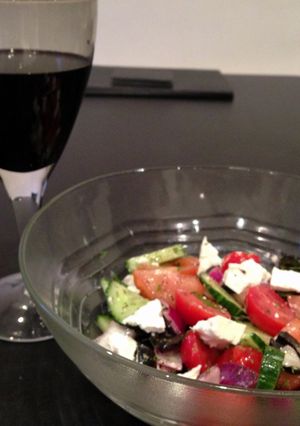 A picture of Greek Salad.