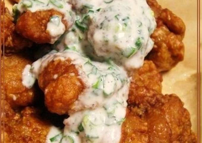 Recipe of Quick Yogurt Marinated Fried Chicken with Sour Cream Tartare Sauce