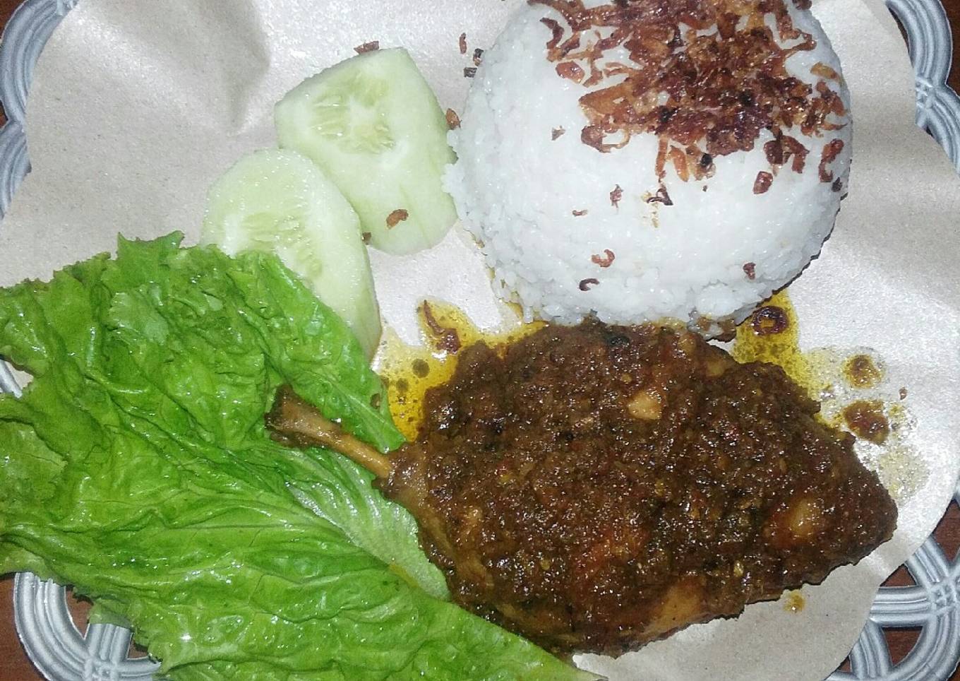 Bebek rempah cabe ijo