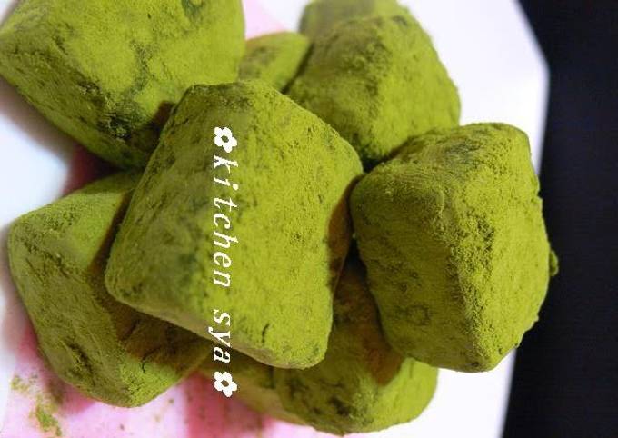 Recipe of Perfect Chocolate Matcha Truffles