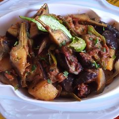 Baingan(Brinjal) Aloo(potato) ki Bujhya A picture of Baingan(Brinjal) Aloo(potato) ki Bujhya.