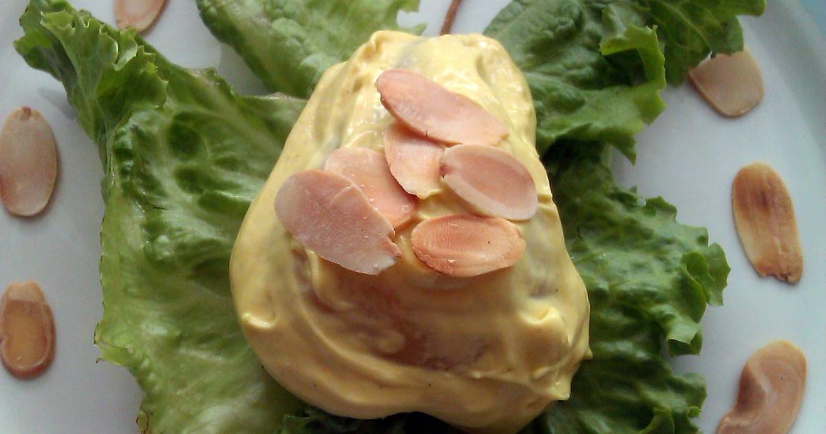 Vickys Pears with Mustard Cream Mayonnaise, Gluten, Dairy, Egg & Soy