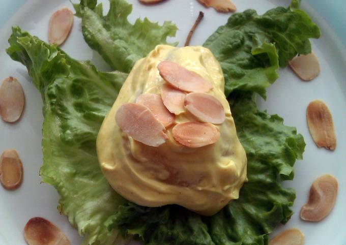 Vickys Pears with Mustard Cream Mayonnaise, Gluten, Dairy, Egg & Soy-Free