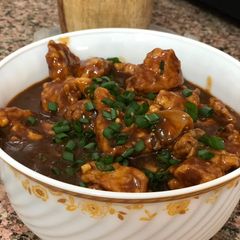 A picture of Spicy garlic chicken.