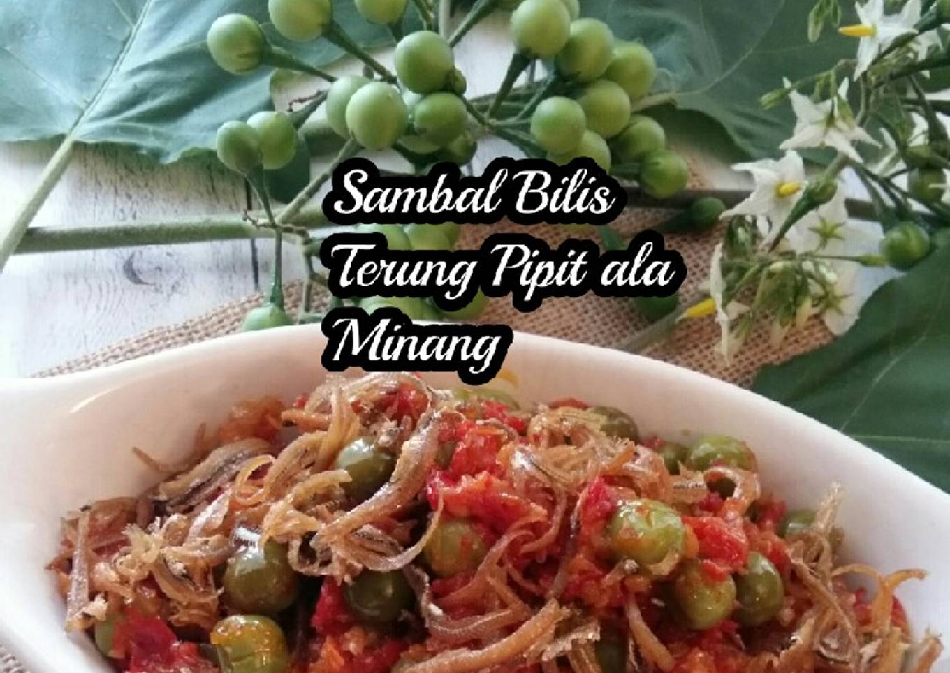 Sambal Bilis Terung Pipit ala Minang #MAHN