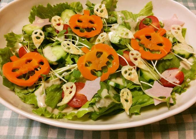 Halloween Ghosts for Salads