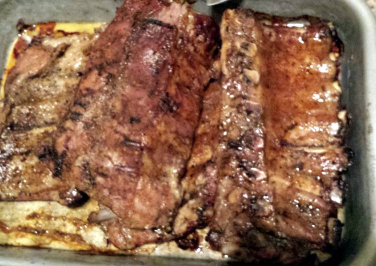 Steps to Make Homemade tender pork ribs