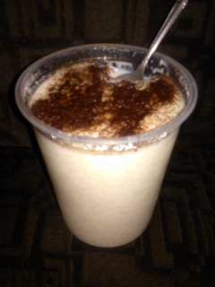 A picture of pudin de arroz (rice pudding ).