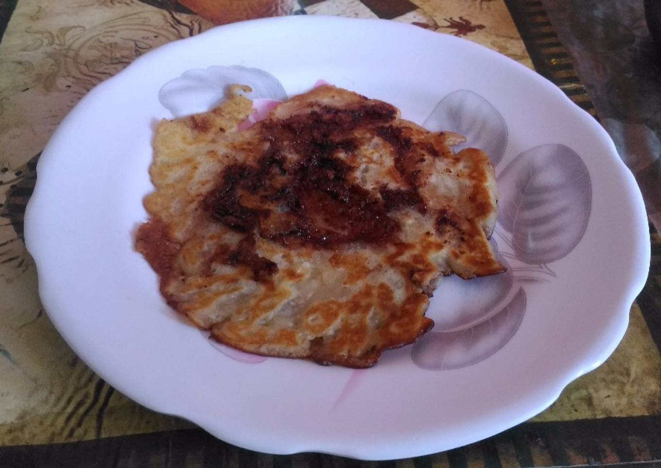 Pancakes filled with chocolate