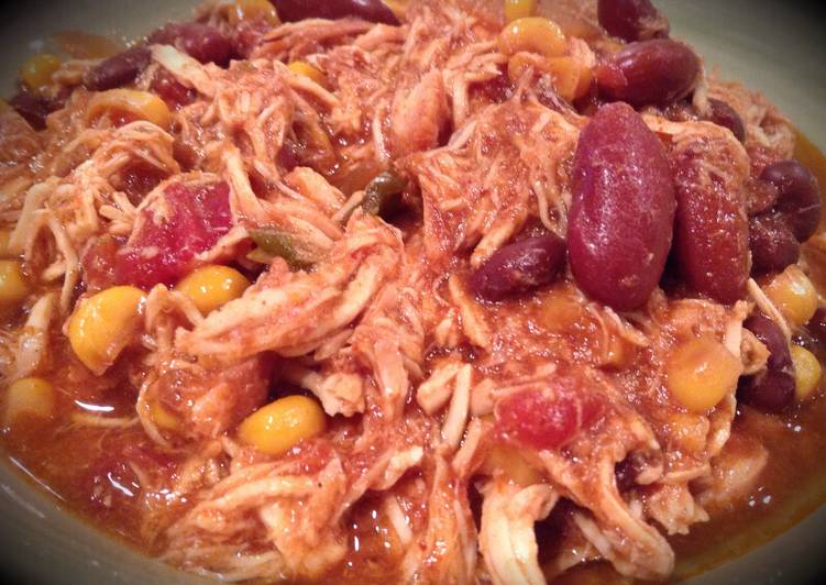 Crockpot Chicken Taco Chili