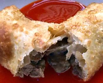 Fresh, Cooking Recipe Cheese steak egg roll Delicious Perfect