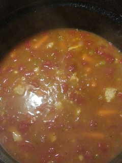A picture of Jame's southwestern stew.