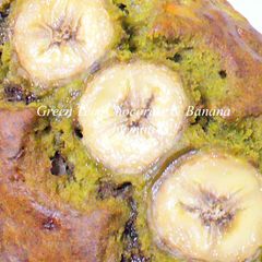 Matcha Chocolate Banana Cake A picture of Matcha Chocolate Banana Cake.