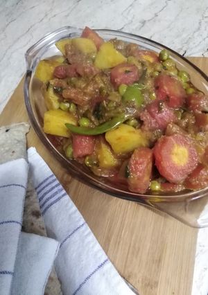 A picture of Mixed vegetables.