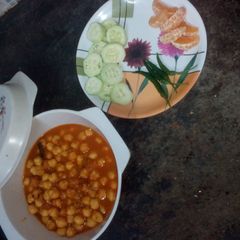 A picture of Oilfree chana masala chef ranveer style.