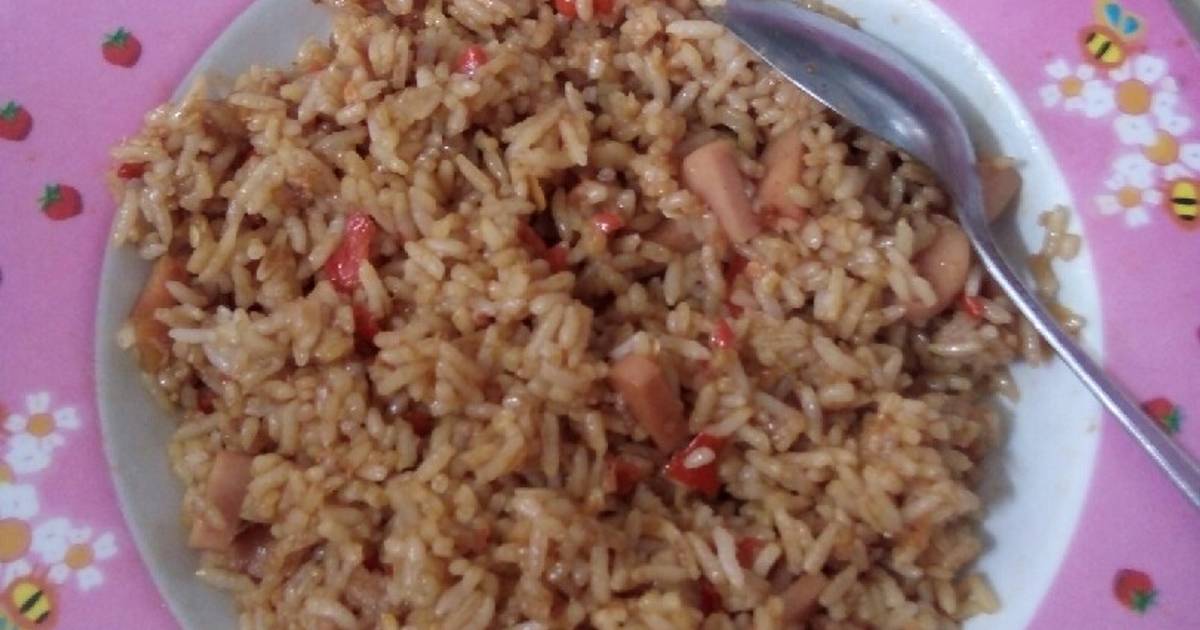 Resep Nasi Goreng Kampung Pedas Bumbu Ulek oleh Merirka Murhindasari