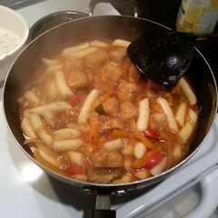 A picture of Toppokki: Korean Rice Cake Stew (My Impression).