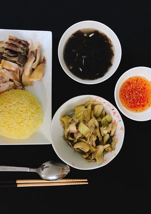 Hình của món Cơm gà.