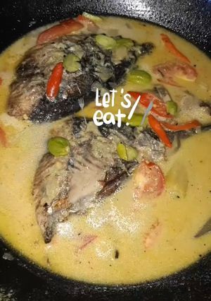 Foto resep Ikan asap masak santan