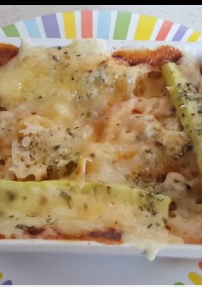 Una foto de Lasaña de calabacín sin pasta