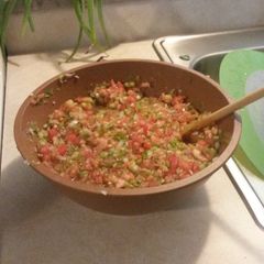 A picture of Fresh salsa.
