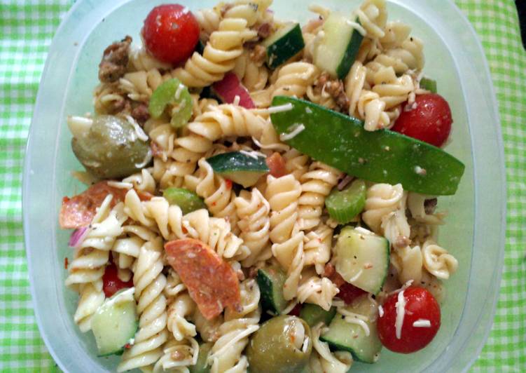 italian summer salad recipe main photo