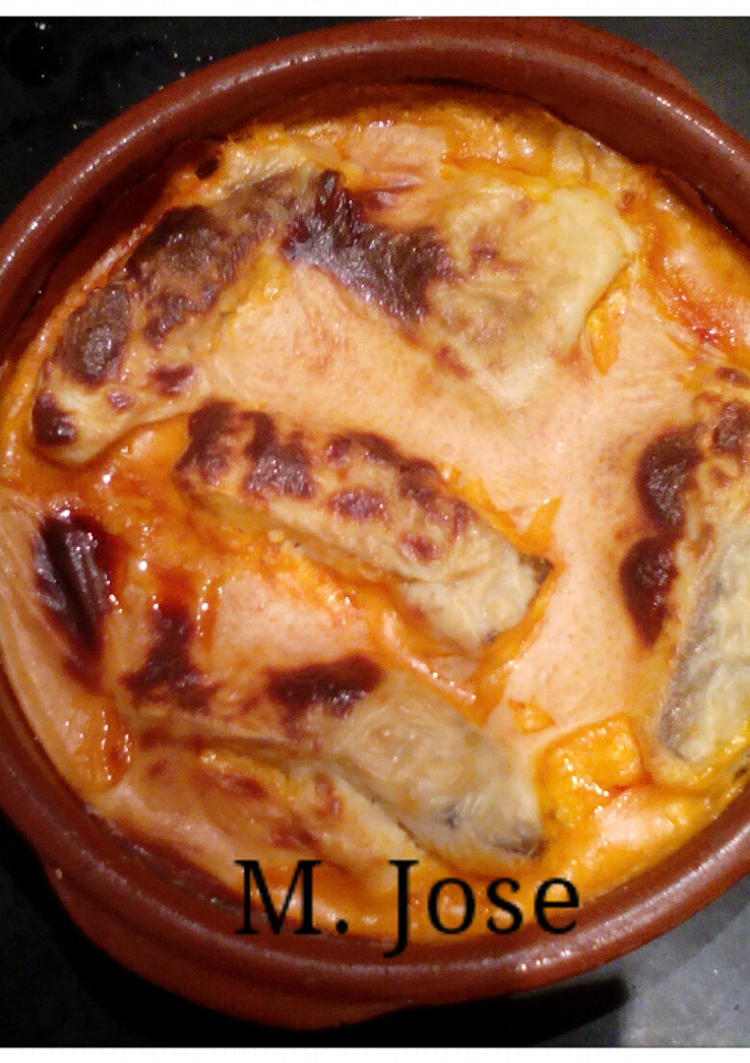 Una foto de Bacalao con bechamel