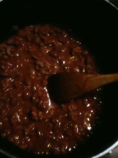 A picture of Easy made chili.