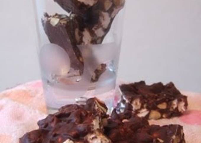Simple Way to Make Favorite Easy and Authentic Chocolate Marshmallow Nuts Square