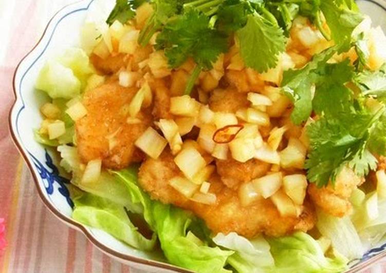 Simple Way to Make Quick Chinese Deep-Fried Chicken Youlinji with Breast Meat