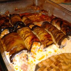 A picture of Eggplant sarma.