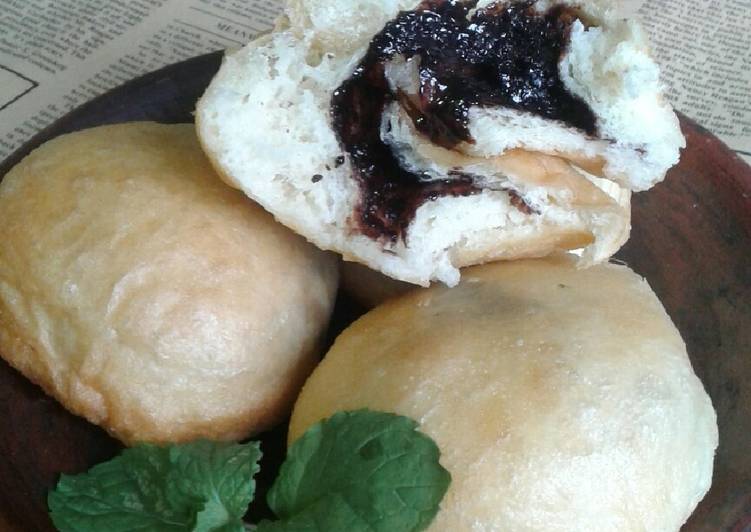 Donat isi Coklat (tanpa telur)