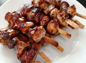 Une photo de Yakitoris de poulet