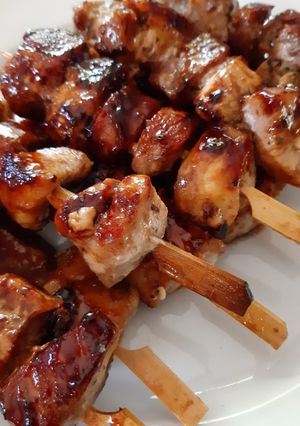 Une photo de Yakitoris de poulet