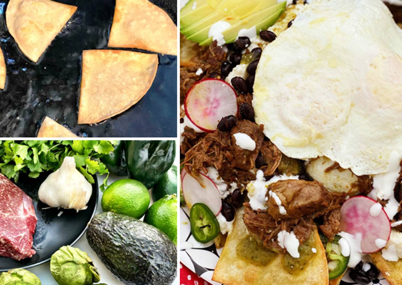 Braised Wagyu Beef Chile Verde Chilaquiles