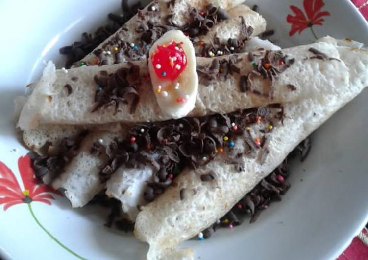 DICOBA@ Resep Dadar Pancong menu kue-sehari hari