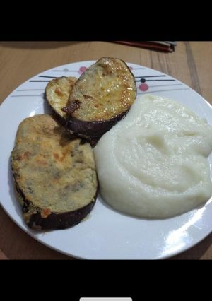 Una foto de Milanesas de berenjena