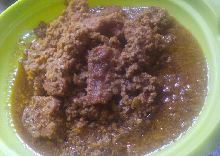 Proses mengolah Bestik jawa Daging sapi(bukan steak), Bisa Manjain Lidah
