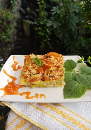 Foto resep Flammkuchen Roti Tawar