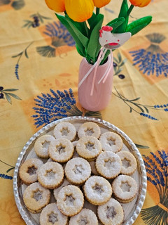 Mogyorókrémes linzer recept fotója