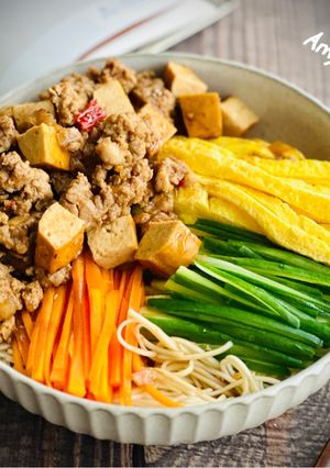 炸醬麵 的食譜成品照片