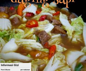 Resep Terbaik Asem Daging Sawi Putih Ala Warteg
