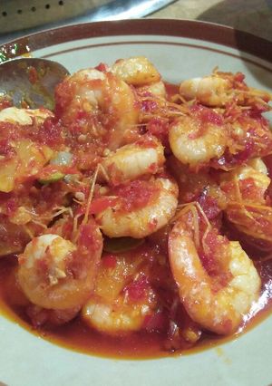 Foto resep Udang sambal nanas