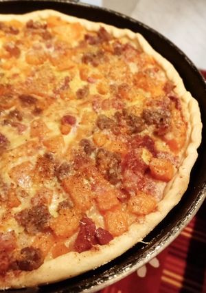 Foto di Quiche di zucca e salsiccia