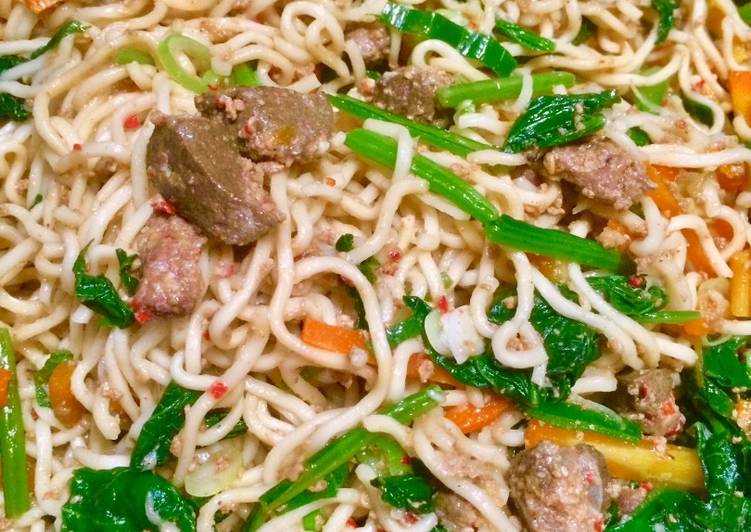 Resep Mie goreng spesial hati daging, Bikin Ngiler