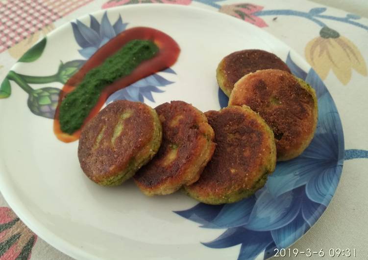 Recipe of Ultimate Cheesy mint aloo tikki