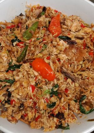 Foto resep Suir tongkol kemangi pedas