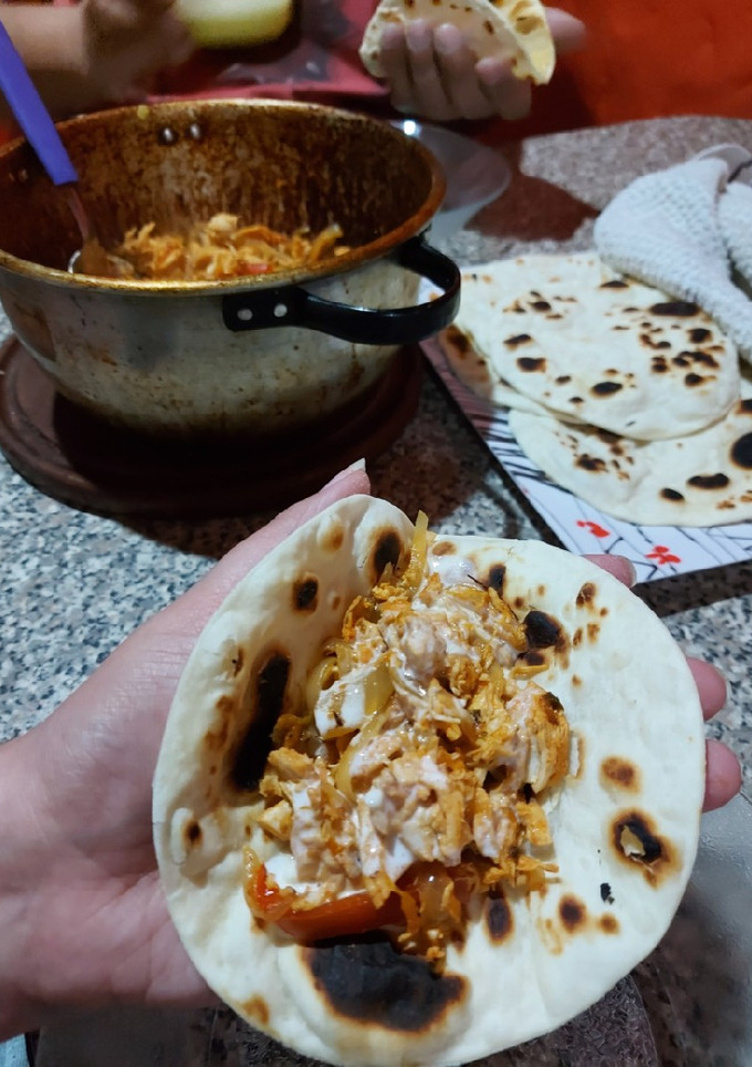 Una foto de Tacos de pollo súper fáciles y livianos